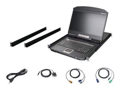 IOGEAR GCL1908W - KVM console with KVM switch