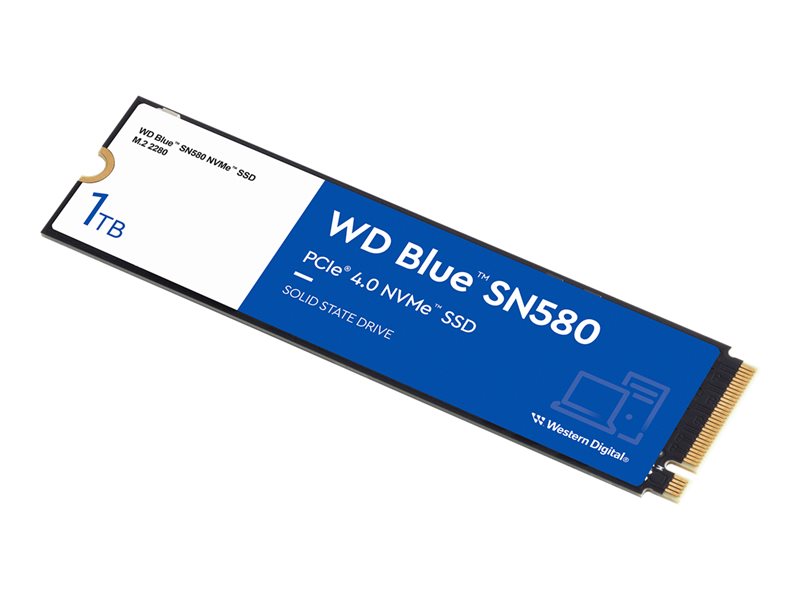 WD Blue SN580 WDS100T3B0E - SSD - 1 To - PCIe 4.0 x4 (NVMe)