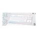 Logitech G G715 Wireless Gaming Keyboard, Linear Switches (GX Red) and Keyboard Palm Rest, White Mist - Image 5: Front