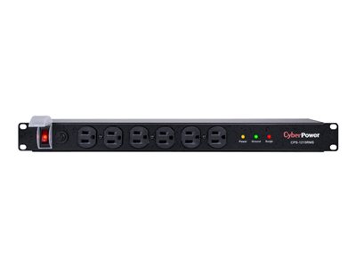 CyberPower Rackbar Surge Protection CPS1215RMS Surge protector (rack-mountable) AC 120 V 