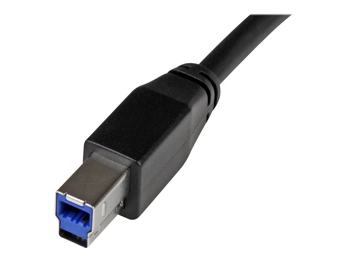 StarTech.com 5m 15 ft Active USB 3.0 USB-A to USB-B Cable - M/M - USB A to B Cable - USB 3.1 Gen 1 (5 Gbps) (USB3SAB5M) - kabel USB - USB Type B do USB typ A - 5 m – foto 2