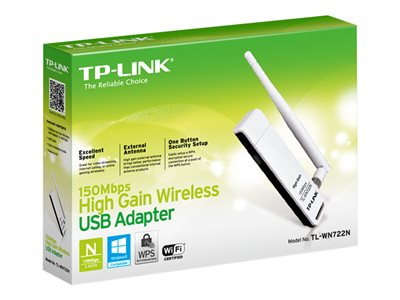 TP-Link adapter - TL-WN722N - USB Shop network |