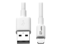 Eaton Tripp Lite Series USB-A to Lightning Sync/Charge Cable (M/M) - MFi Certified, White, 6 ft. (1.8 m)