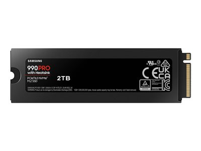 SSD    2TB Samsung  M.2  PCI-E   NVMe Gen4 990 PRO Heatsink retail