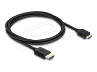 Delock HDMI-kabel 1m Sort
