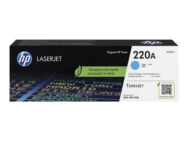 Hp 220a Cyan Original Laserjet Toner Cartridge W2201a
