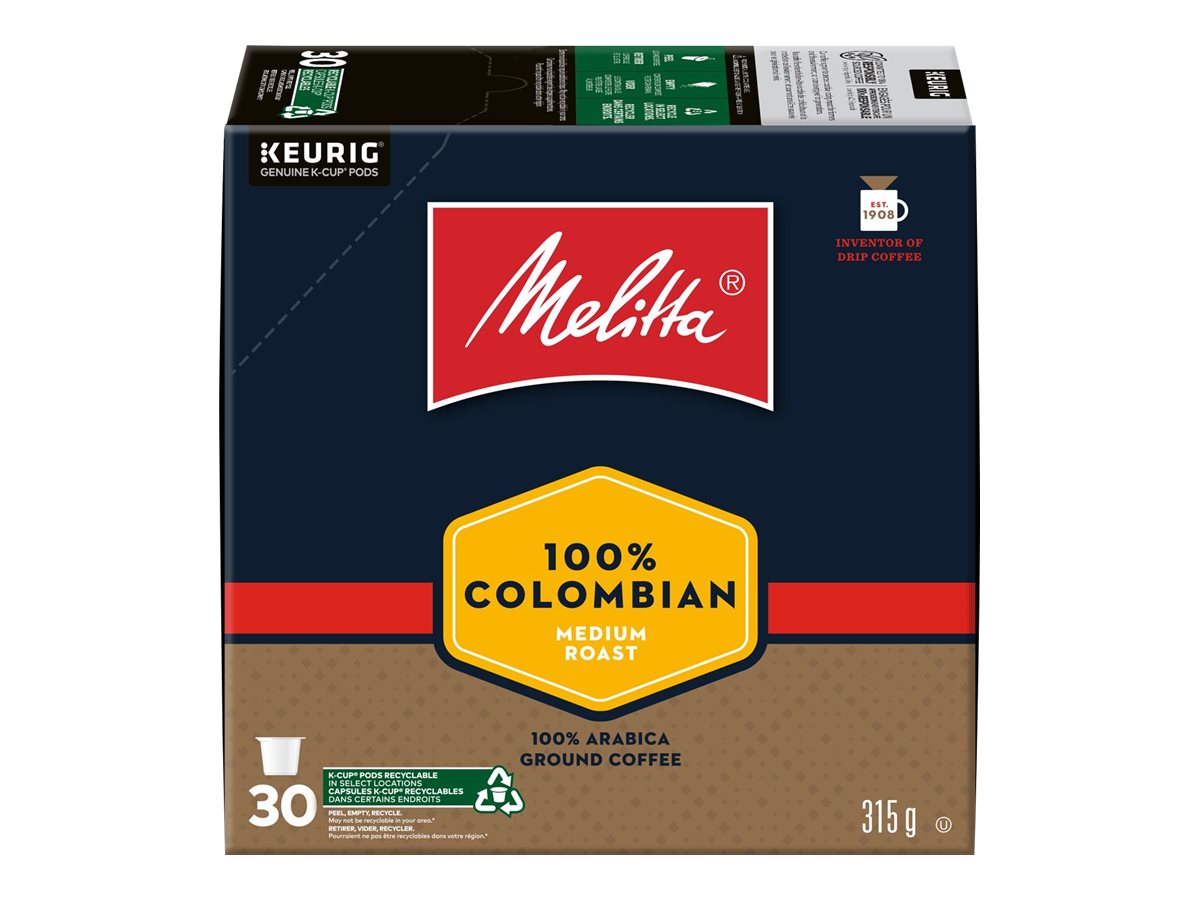 Melitta K-Cup Pods - 100% Colombian - 30s