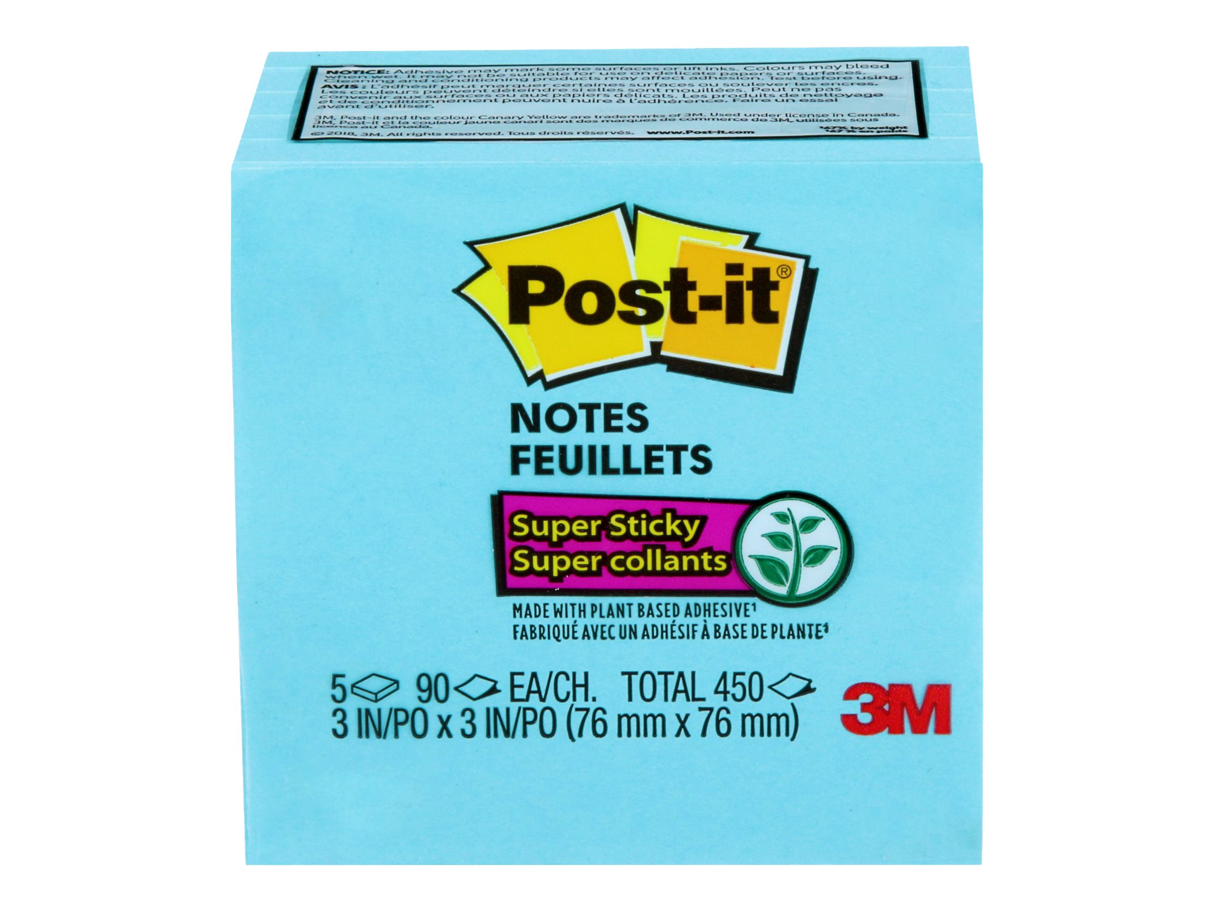 3M Post-it Super Sticky Notes - Blue