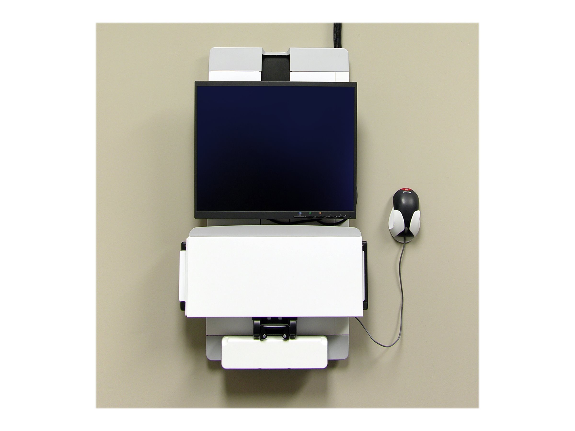 Ergotron Vertical Lift Auto-Retracting Keyboard Kit keyboard mounting Usage / lifestyle Right-angle 72800