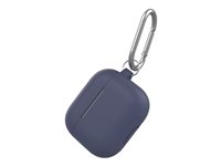 KeyBudz Elevate Keychain Taske Til trådløse ørespidsers opladningsetui Koboltblå Elastomer