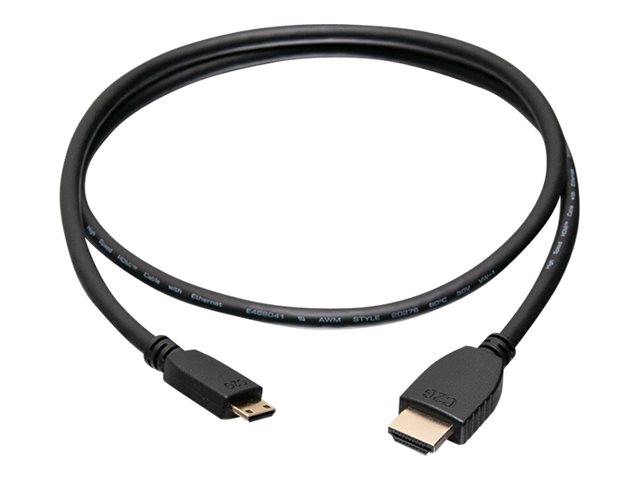 C2G 6ft 4K HDMI to Mini HDMI Cable with Ethernet - 60 Hz - M/M - kabel HDMI s ethernetem - 1.83 m – foto 3