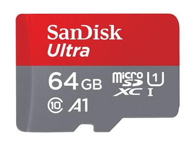 SanDisk Ultra - Flash memory card (microSDXC to SD adapter included)