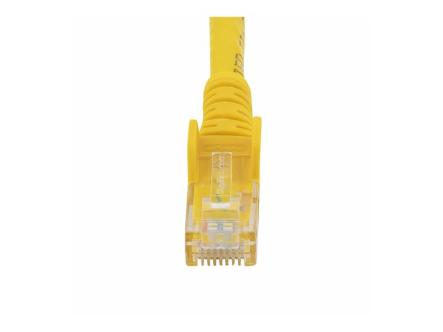 Startech 75ft CAT6 Ethernet Cable, 10 Gigabit Snagless RJ45 650MHz 100W PoE Patch Cord, CAT 6 10GbE UTP Network Cable w/Strain Relief, Yellow, Wiring 