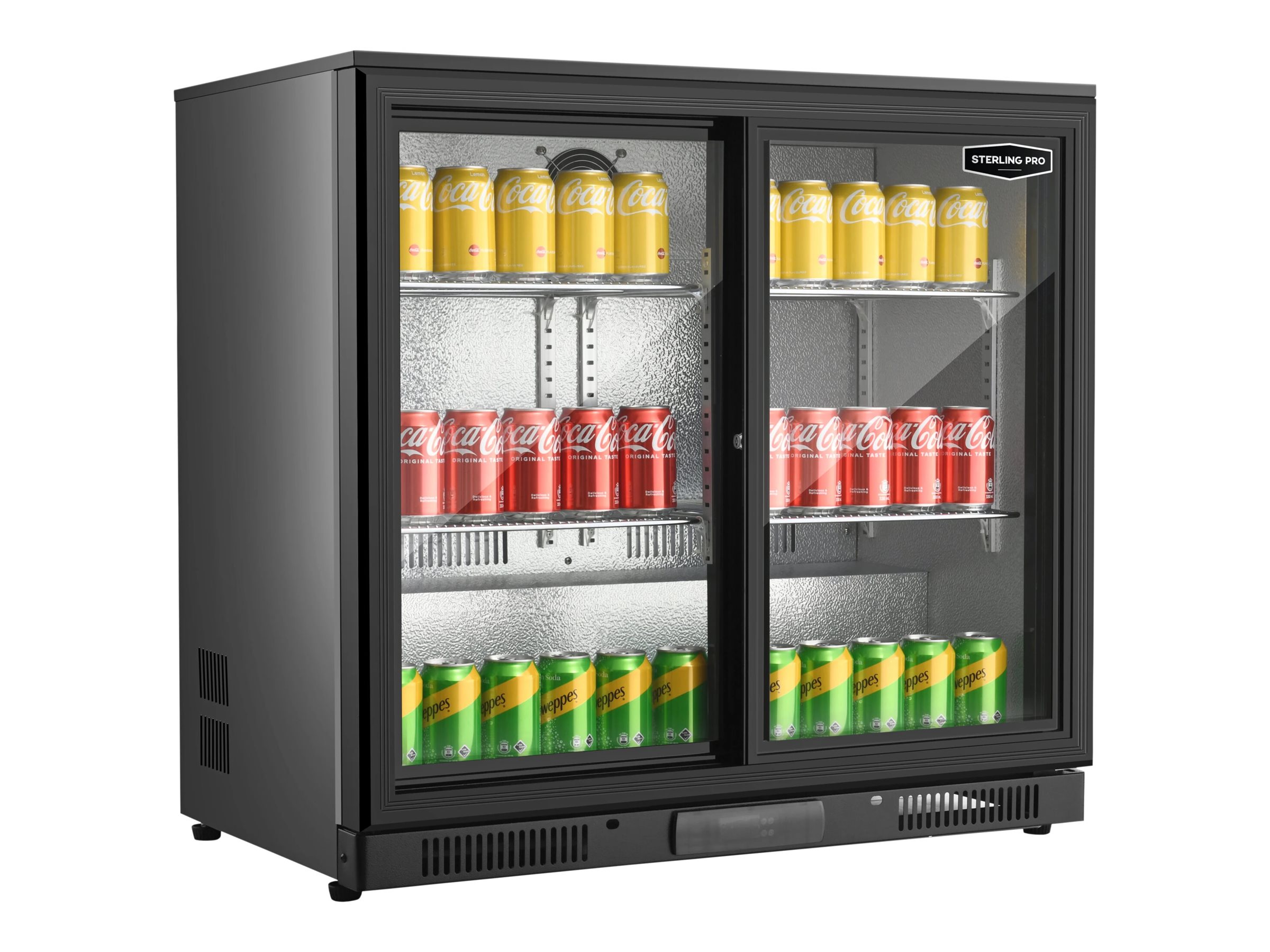 Sterling Pro Green SP2HC-BS - drinks chiller - freestanding - black