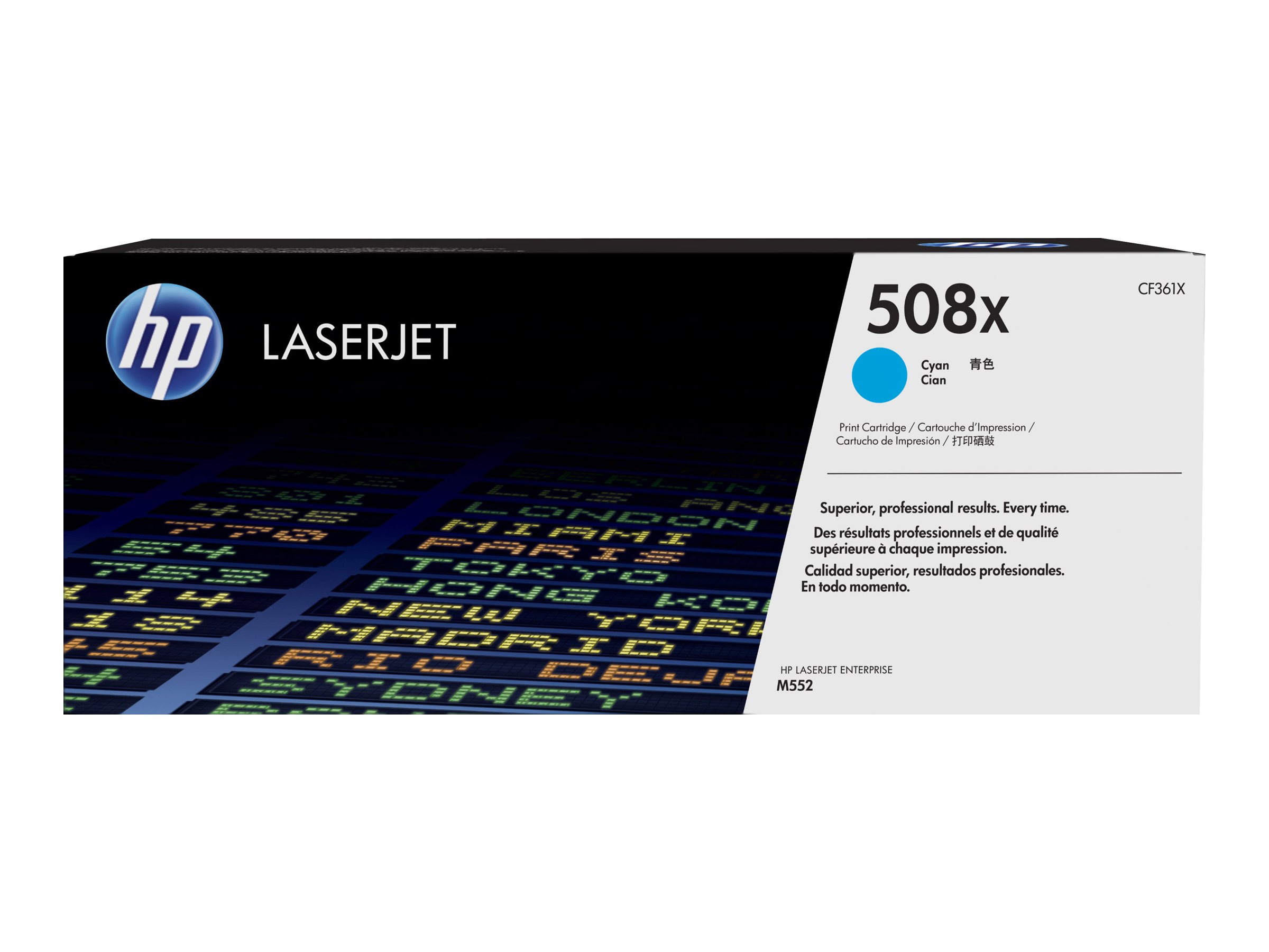 Hp 508x High Yield Cyan Original Laserjet Toner Cartridge Cf361x