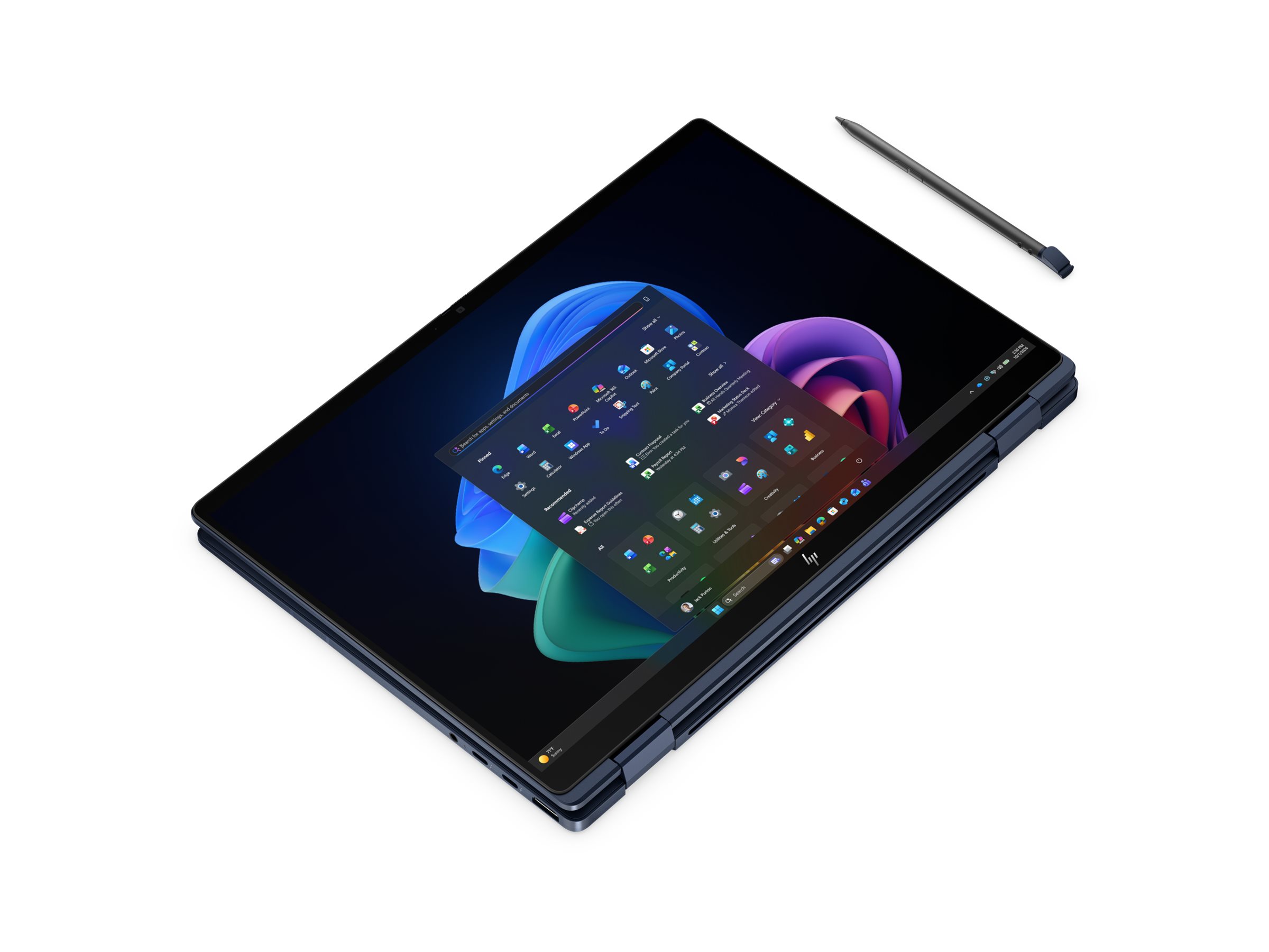 HP EliteBook X Flip G2i Notebook Next Gen Ai Copilot+ PC 14 Intel Core Ultra 5 325 24 GB Product shot Multi-angle 79100