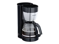 Cloer 5019 Kaffemaskine Mat rustfrit stål/sort