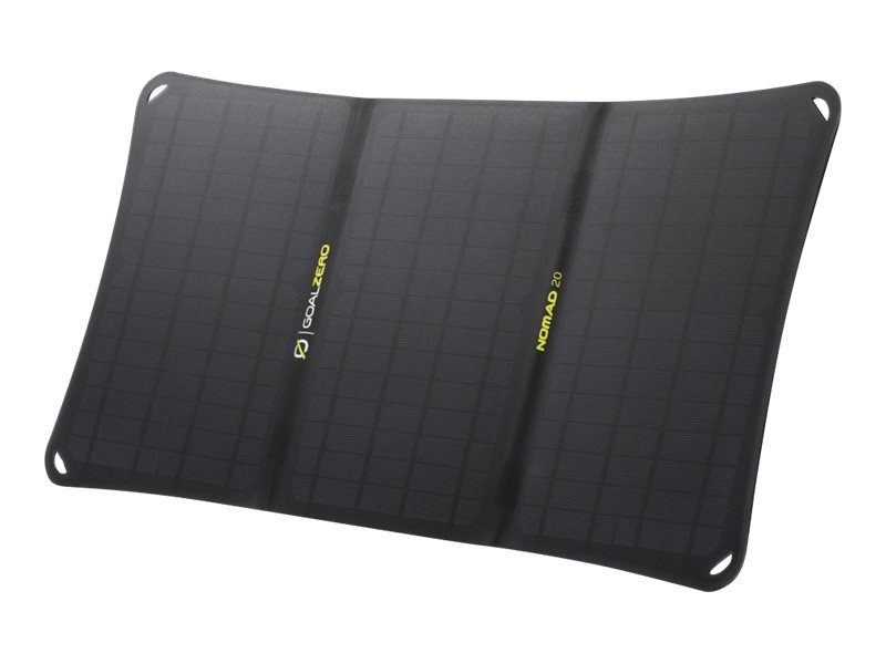 Goal Zero Nomad 20 Solar Panel solcellsladdare - USB, likströmsuttag 8,0 mm - 20 Watt