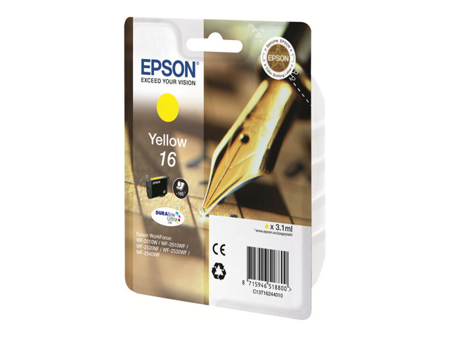 Image of Epson 16 - yellow - original - ink cartridge