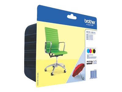 BROTHER Pack blister de 4 cartouches
