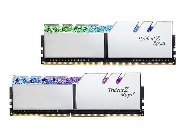 Pamięć DDR4 G.Skill Trident Z Royal Silver RGB 16GB (2x8GB) 3200MHz CL16
