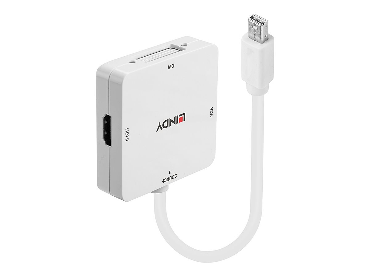 Convertisseur Mini DisplayPort vers HDMI, DVI & VGA