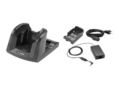 Zebra 1 Slot charging cradle kit - handheld charging stand + power adapter + battery adapter