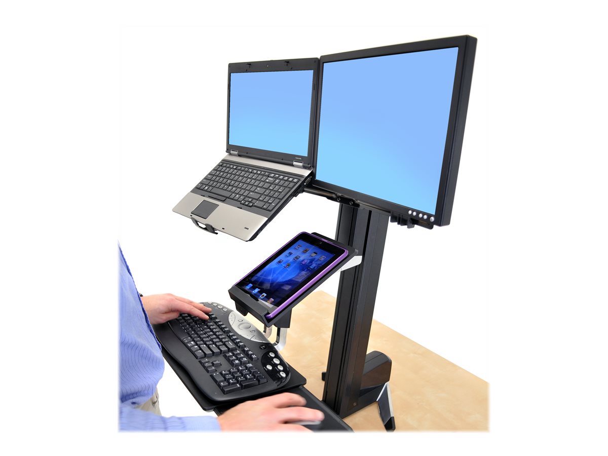Ergotron WorkFit-S Tablet/Document Holder upevňovací komponent - pro tablet - černá – foto 3