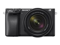 Sony α ILCE-6400AM 25Megapixel 25Megapixel Sort Sort Digitalkamera Digitalkamera Digitalkamera Digitalkamera