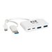 Eaton Tripp Lite series 4-Port USB-C Hub USB 3.2 Gen 2 10Gbps 2 USB-A & 2 USB-C Ports Thunderbolt 3