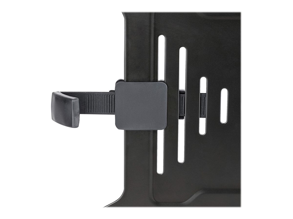 StarTech.com VESA Laptop Tray, Adjustable Monitor Arm Laptop Tray Secures Notebooks up to 4.5kg (9.9lb), 75x75 & 100x100 VESA Holes, Ventilated, Compatible w/ Monitor Desk Mounts & Stands - Vertical Laptop Holder (LAPTOP-ARM-TRAY) upevňovací komponent - pro notebook (počítač) - černá – foto 9
