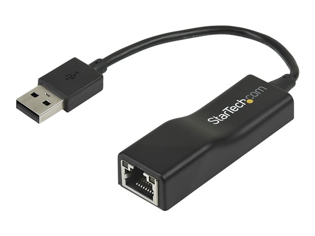 Image of StarTech.com USB 2.0 to 10/100 Mbps Ethernet Network Adapter Dongle - USB Network Adapter - USB 2.0 Fast Ethernet Adapter - USB NIC (USB2100) - network adapter - USB 2.0 - 10/100 Ethernet