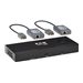 Eaton Tripp Lite Series 2-Port DisplayPort to DisplayPort Splitter/Extender Kit over Cat6, MST Hub, 8K/4K 60 Hz, DP 1.4, Up to 230 ft. (70 m), TAA