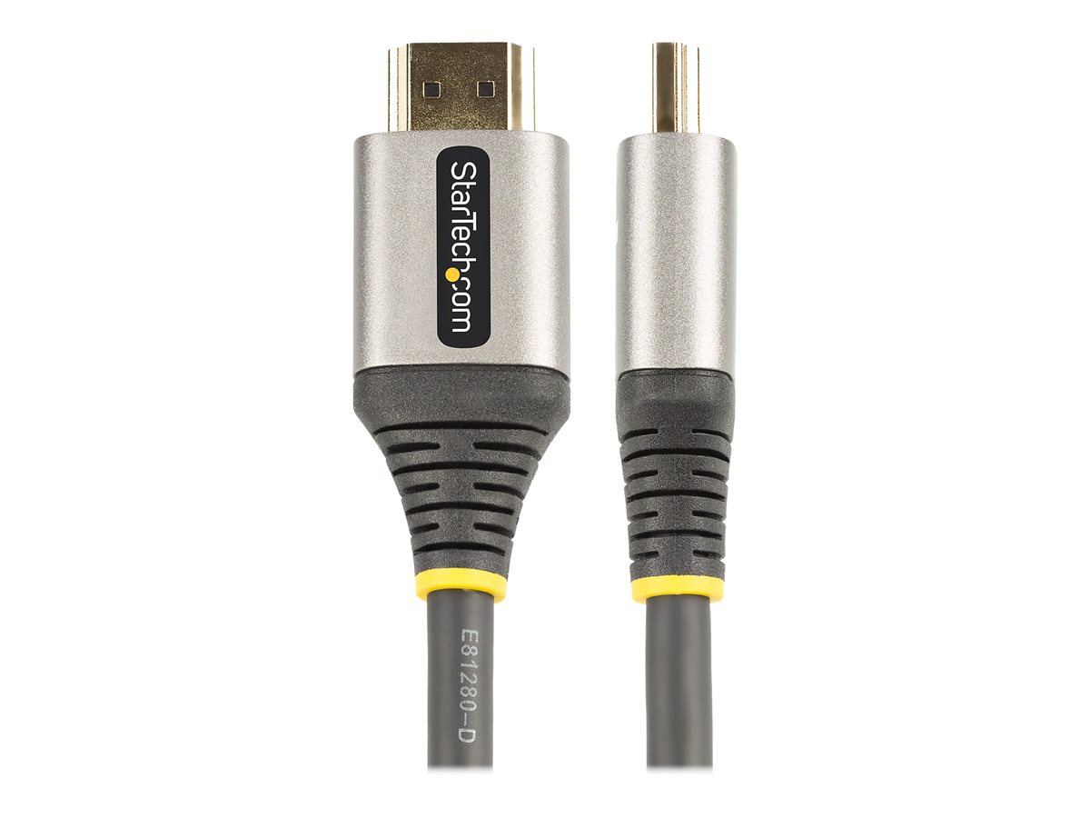 StarTech.com 3ft (1m) Premium Certified HDMI 2.0 Cable with Ethernet, High Speed Ultra HD 4K 60Hz HDMI Cable HDR10, ARC, HDMI Cord For Ultra HD Monitors, TVs, Displays, w/ TPE Jacket - Durable HDMI Video Cable (HDMMV1M) - kabel HDMI s ethernetem - 1 m – foto 4