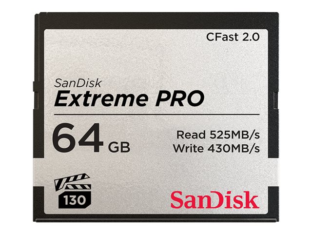 SANDISK Extreme PRO CFAST 2.0 64GB SDCFSP-064G-G46D
