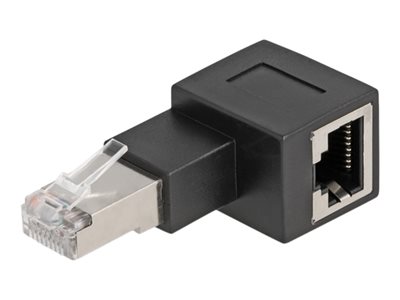 DELOCK RJ45 Stecker zu RJ45 Bu Adapter Cat.6A 90°nach rechts - 87864