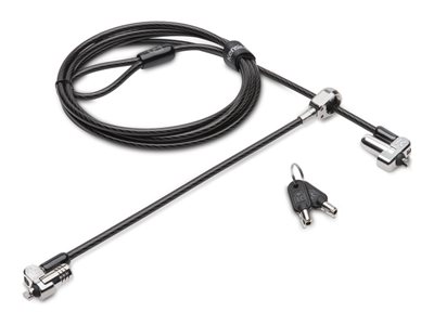 Kensington N17 Keyed Dual Head Laptop Lock for Dell Devices