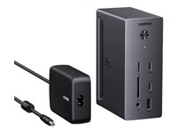 Ugreen Revodok Pro 14-in-1 - docking station - USB-C - HDMI, 2 x DP - 1GbE