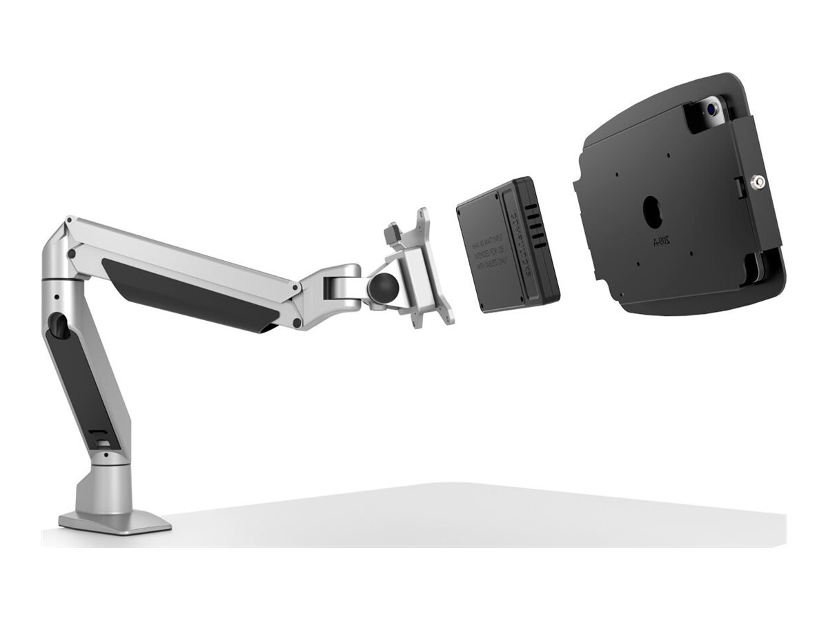 Compulocks iPad Pro 12.9" (3-6th Gen) Space Enclosure Articulating Arm Mount Plus Hub montážní sada - kloubový - pro tablet - černá – foto 2