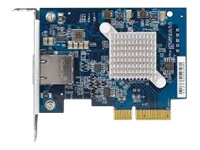 QNAP QXG-10G1T - Network adapter - PCIe 3.0 x4 low profile - 10Gb Ethernet x 1 - for QNAP QGD-1600, TS-1232, 253, 453, 473, 832, 853, 877, 977, TVS-2472, 473, 673, 872, 873
