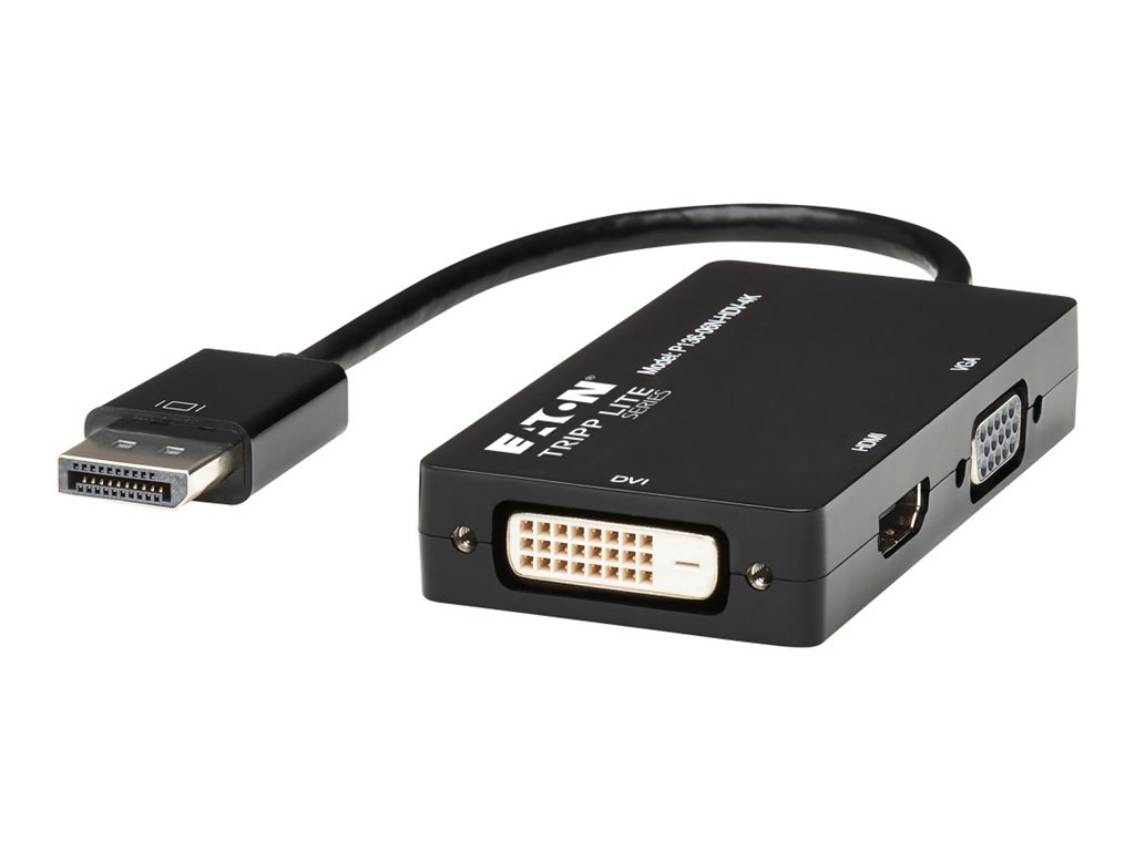Tripp Lite DisplayPort to VGA / DVI / HDMI 4K x 2K @ 24/30Hz Adapter Converter