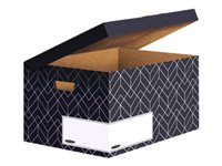 FELLOWES BB Flip Top Container Blue