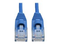 Eaton Tripp Lite Series Cat6a 10G Snagless Molded Slim UTP Ethernet Cable (RJ45 M/M), Blue, 4 ft. (1.22 m)