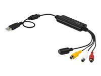 StarTech.com USB Video Capture Adapter Cable, S-Video/Composite to USB 2.0 SD Video Capture Device Cable, TWAIN Support, Anal
