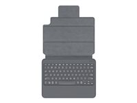 ZAGG Pro Keys Tastatur og folio-kasse 7 farver Trådløs Tysk
