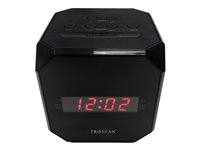 Proscan AM/FM Clock Radio - Black - PCR1420