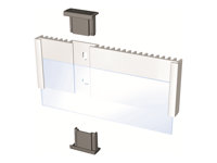 DURABLE INFO SIGN Skilteholder Sølv