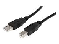 StarTech.com 9 m / 30 ft Active USB A to B Cable M/M Black USB 2.0 A to B Cord 