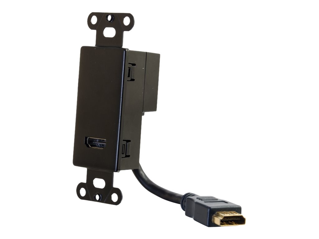 C2G HDMI Pass Through Decorative Wall Plate