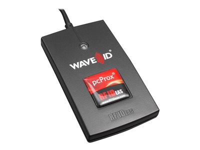 rf IDEAS WAVE ID Solo SDK CSN Black Reader